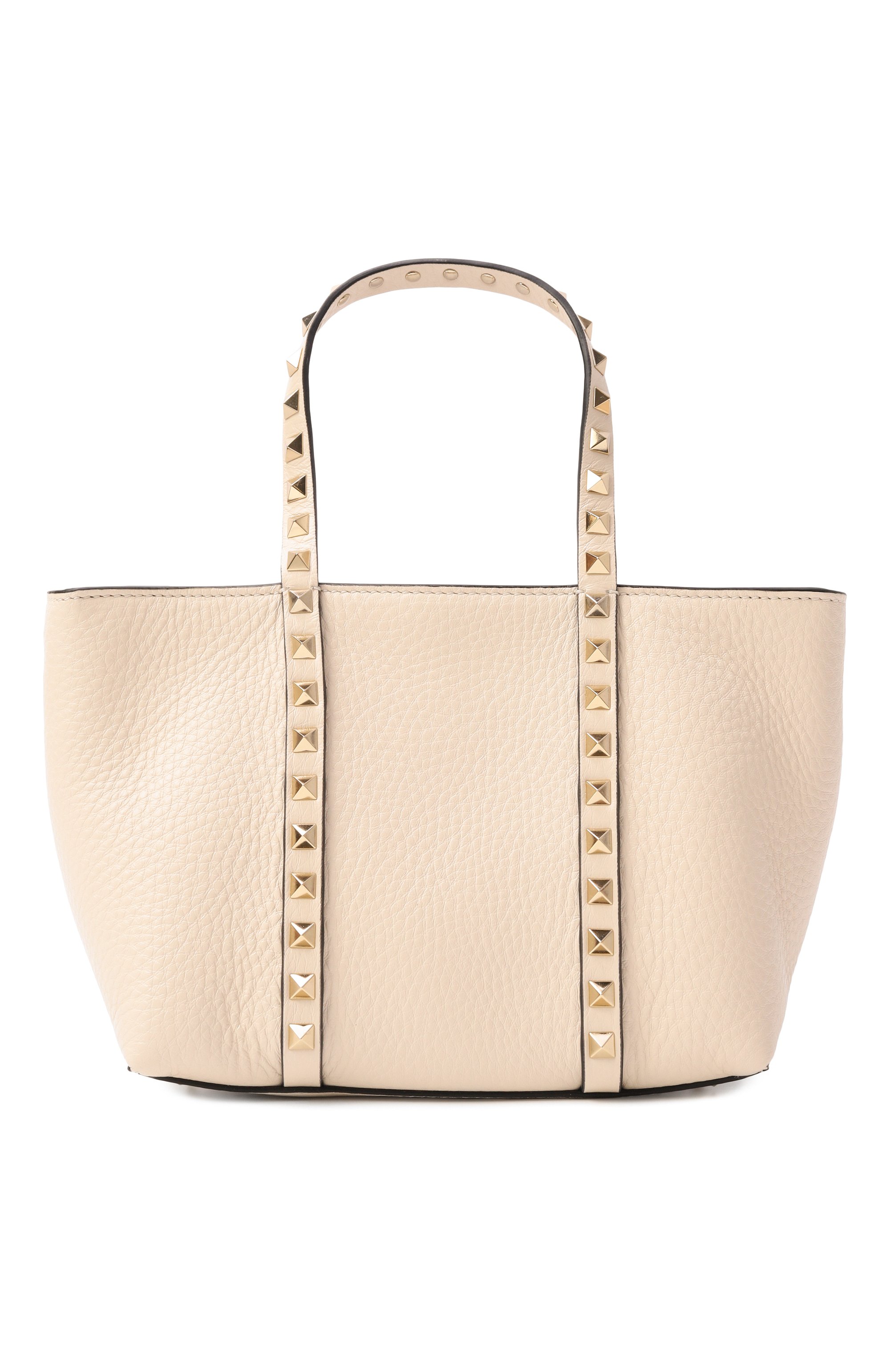 Сумка rockstud mini VALENTINO кремового цвета по цене 229000 руб., арт. 8W2B0R05/VSF, фото 1 Сумка rockstud mini VALENTINO, арт. 8W2B0R05/VSF, фото 1