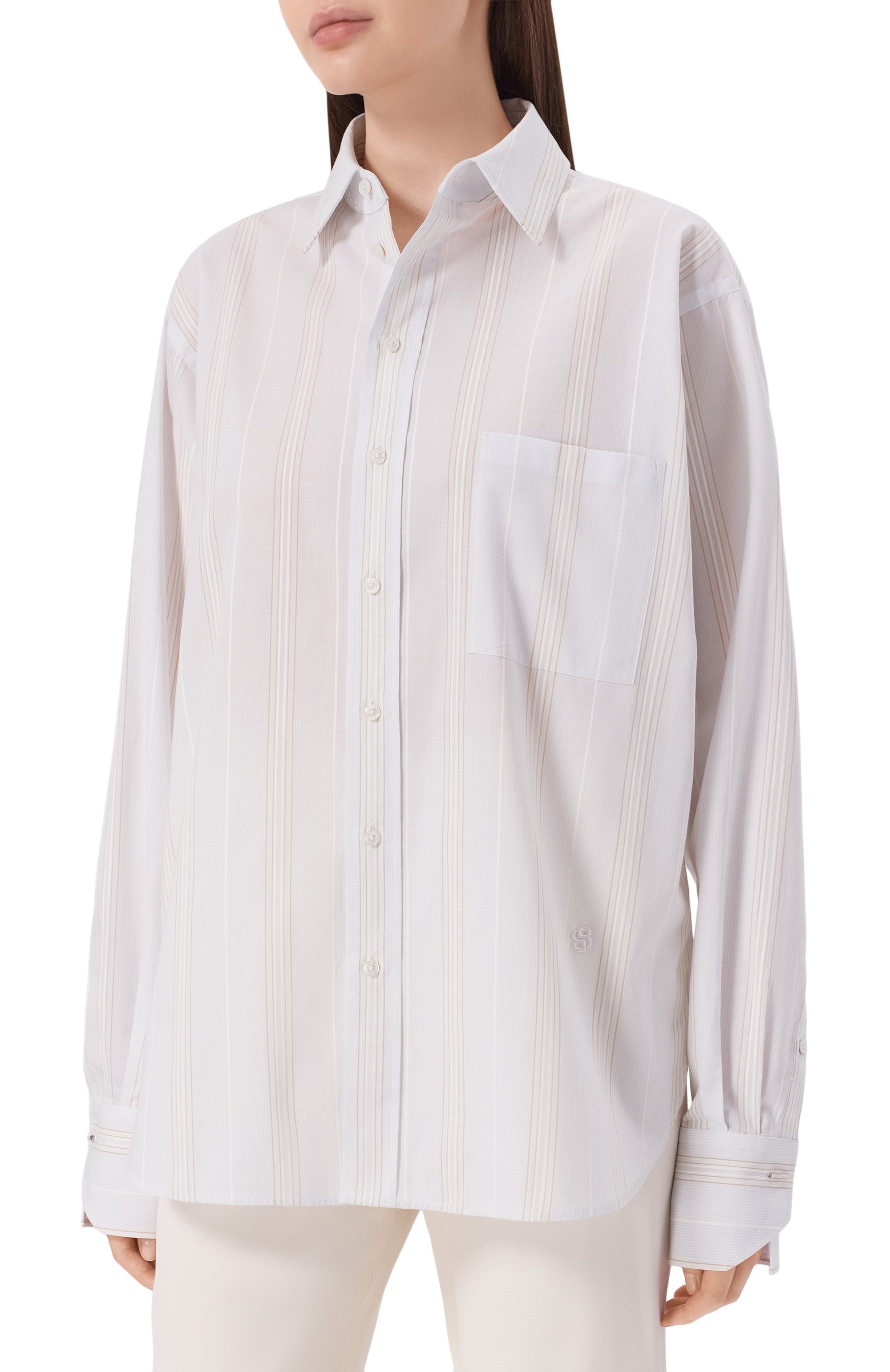 Хлопковая рубашка BOSS, арт. 50559872, фото 3