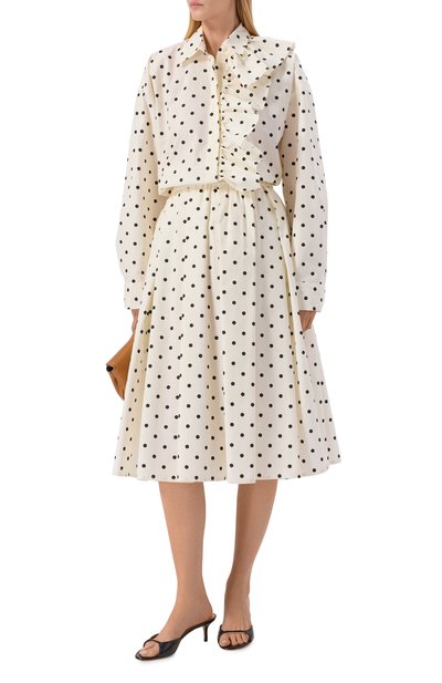 Женская хлопковая юбка MSGM, арт. 4042MDD19/267353