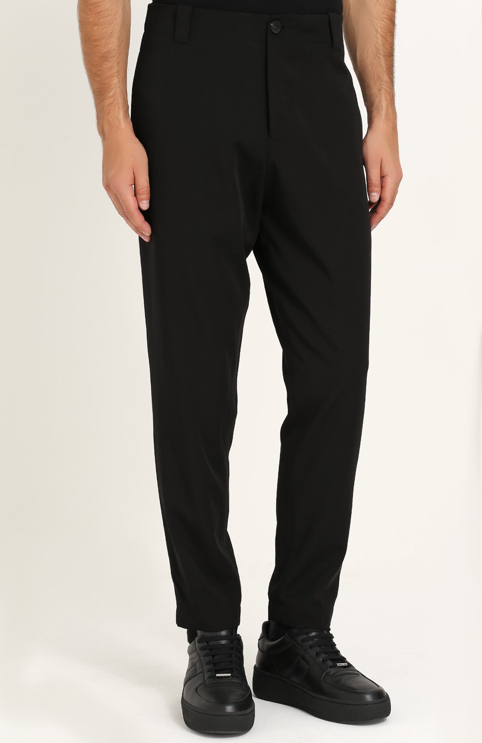 Шерстяные б рюки свободного кроя ISABEL BENENATO, арт. UW05F17, фото 3