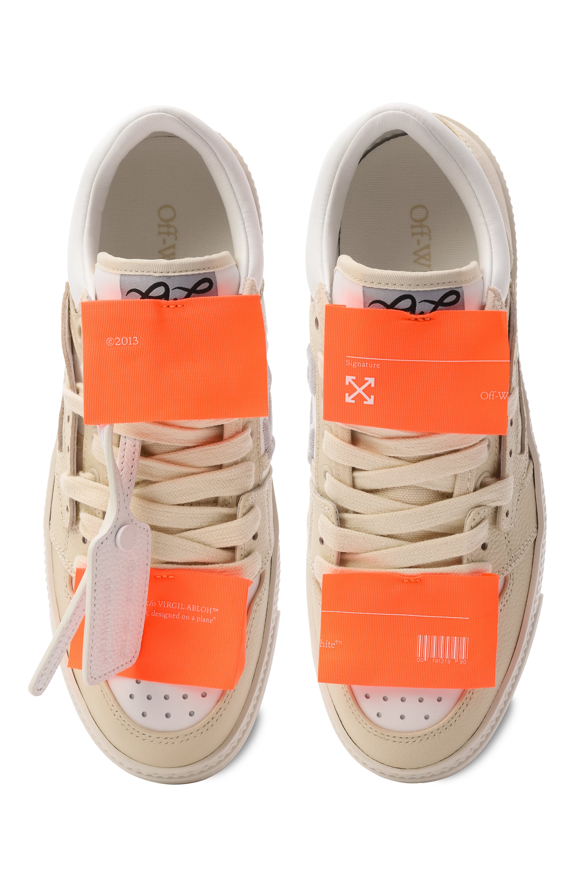 Кожаные кеды 3.0 off court OFF-WHITE, арт. 0WIA28ES26LEA001, фото 6