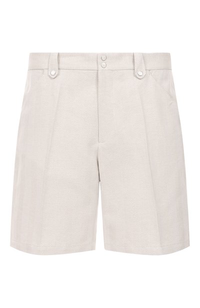 Мужские шорты из хлопка и льна BRUNELLO CUCINELLI, арт. MR471U0055