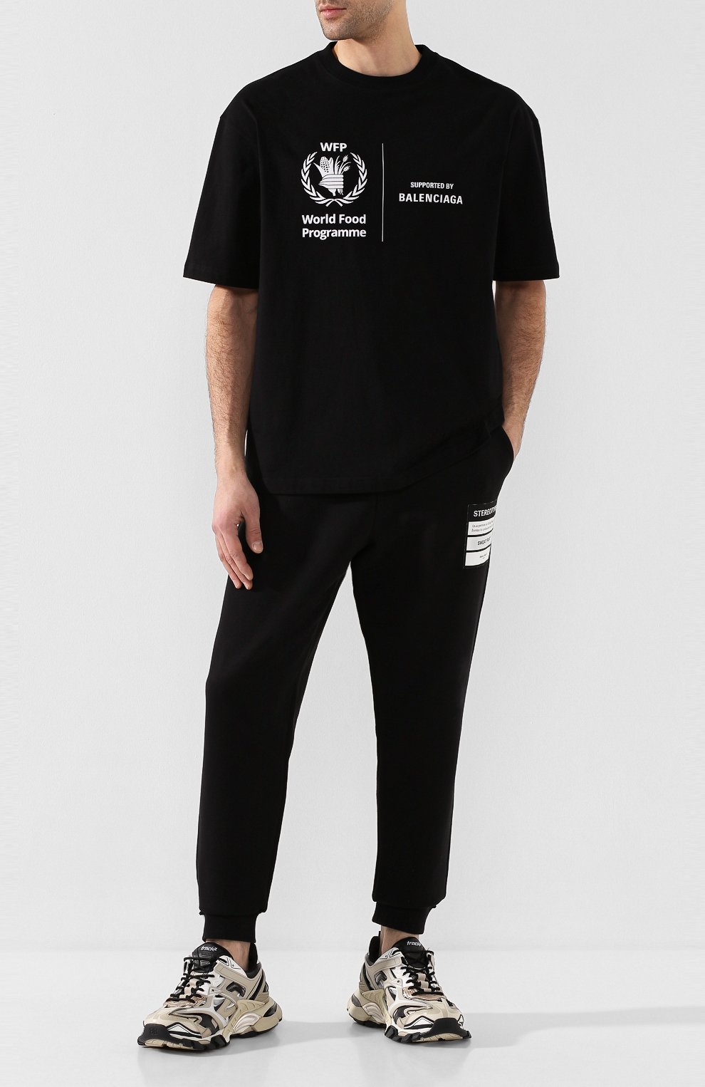 Комбинированные кроссовки track.2 BALENCIAGA, арт. 568614/W2GN3, фото 2