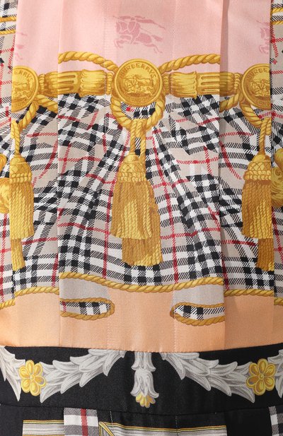 Шелковое платье-миди BURBERRY, арт. 8003774, фото 5