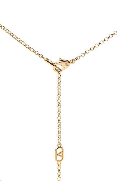 Колье vlogo signature VALENTINO золотого цвета по цене 88950 руб., арт. 8W2J0X78/MET, фото 4 Колье vlogo signature VALENTINO, арт. 8W2J0X78/MET, фото 4