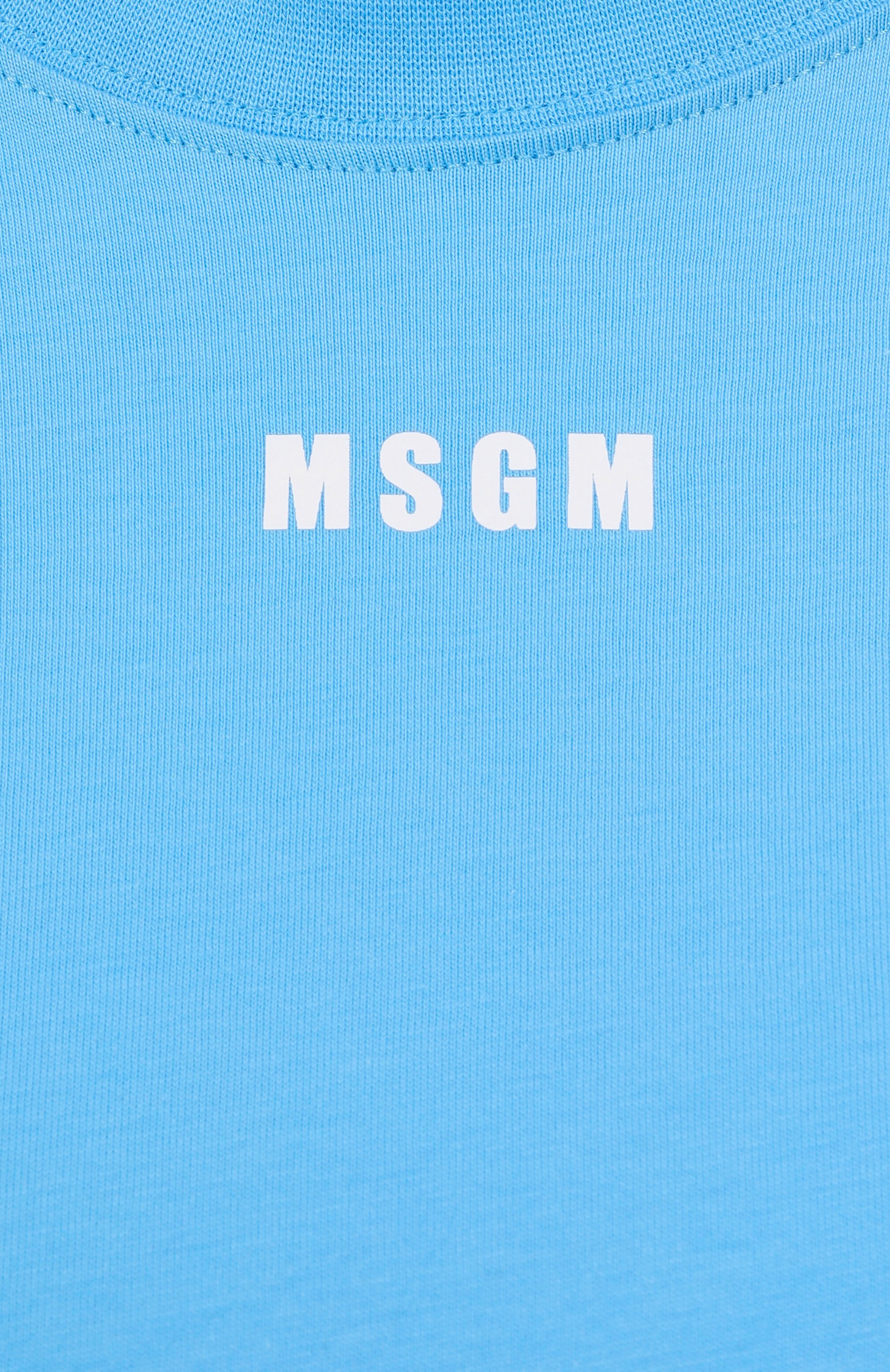 Хлопковое платье MSGM, арт. 3841MDA83/257002, фото 6