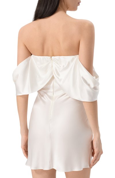 Атласное платье GIUSEPPE DI MORABITO, арт. 04SSDR468 04422, фото 4