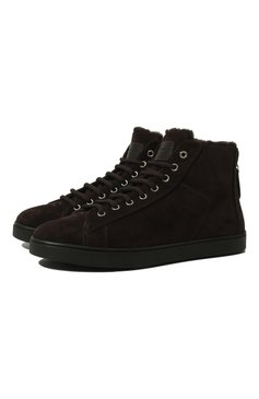 Замшевые кеды GIANVITO ROSSI, арт. S20386.W1M0K.SUEM0KA, фото 1