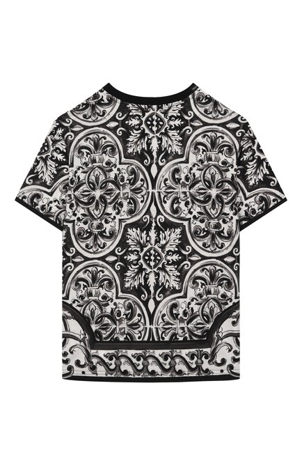 Хлопковая футболка DOLCE & GABBANA, арт. L4JTHV/II7ED/8-12+