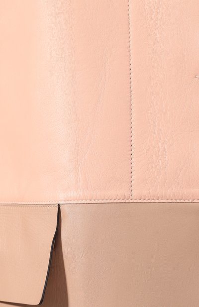 Кожаная куртка MARNI розового цвета по цене 190000 руб., арт. GIMX0034QU/LA465, фото 5 Кожаная куртка MARNI, арт. GIMX0034QU/LA465, фото 5