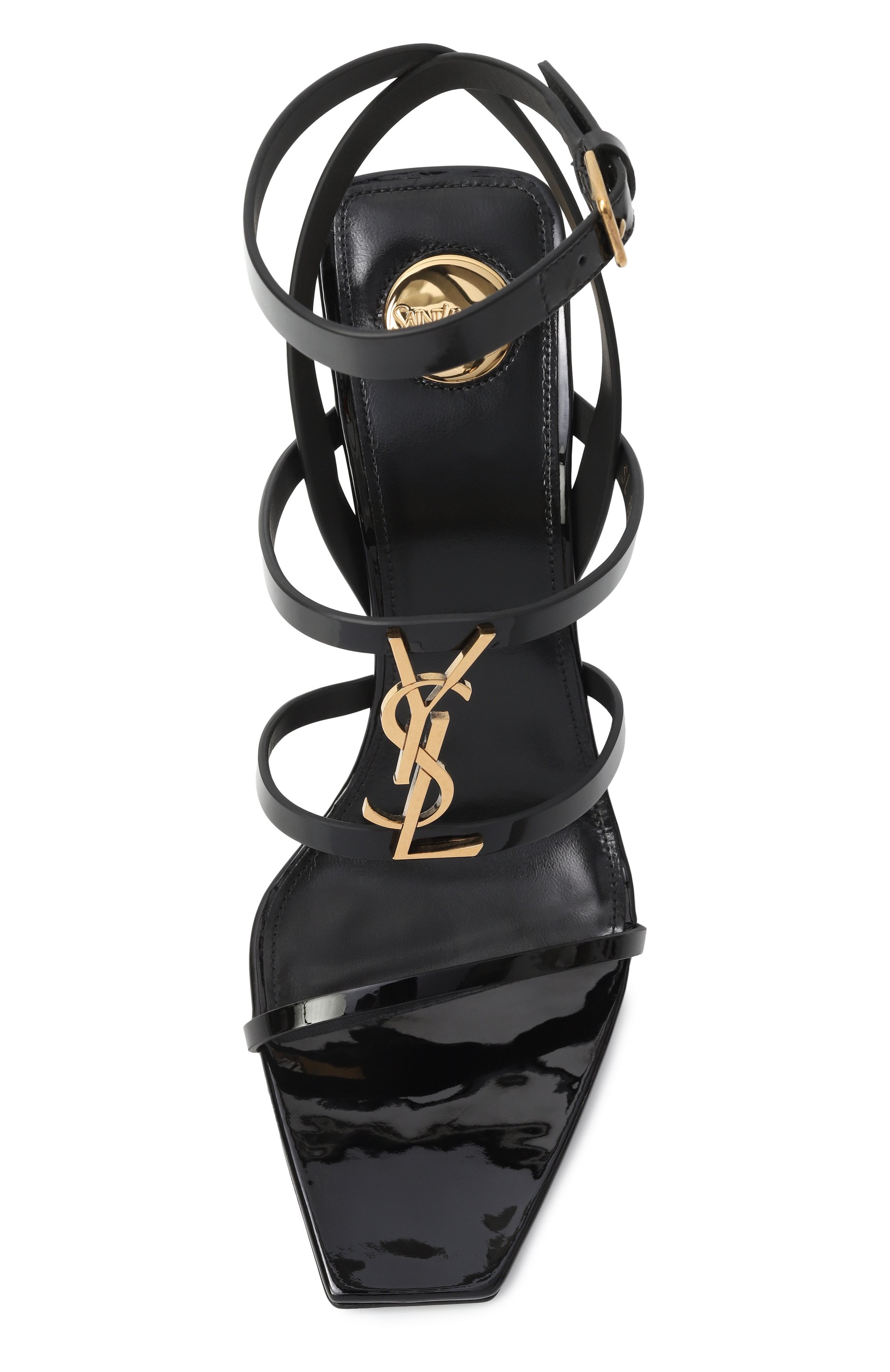 Кожаные босоножки cassandra 90 SAINT LAURENT, арт. 822791/1TVDD, фото 6