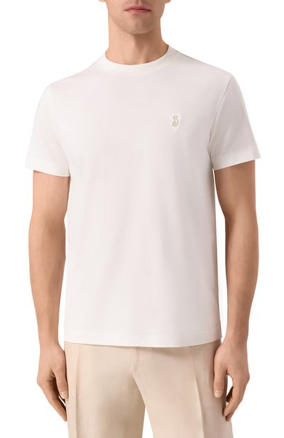 Хлопковая футболка BURBERRY, арт. 8102209, фото 3