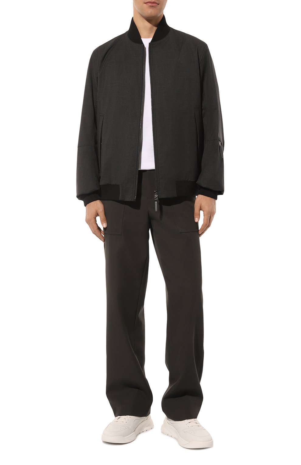 Кожаные кроссовки hy-run SANTONI, арт. MBHR21908BIBPSC0, фото 2