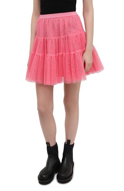 Юбка REDVALENTINO розового цвета по цене 48500 руб., арт. VR0RAG40/5MM, фото 3 Юбка REDVALENTINO, арт. VR0RAG40/5MM, фото 3