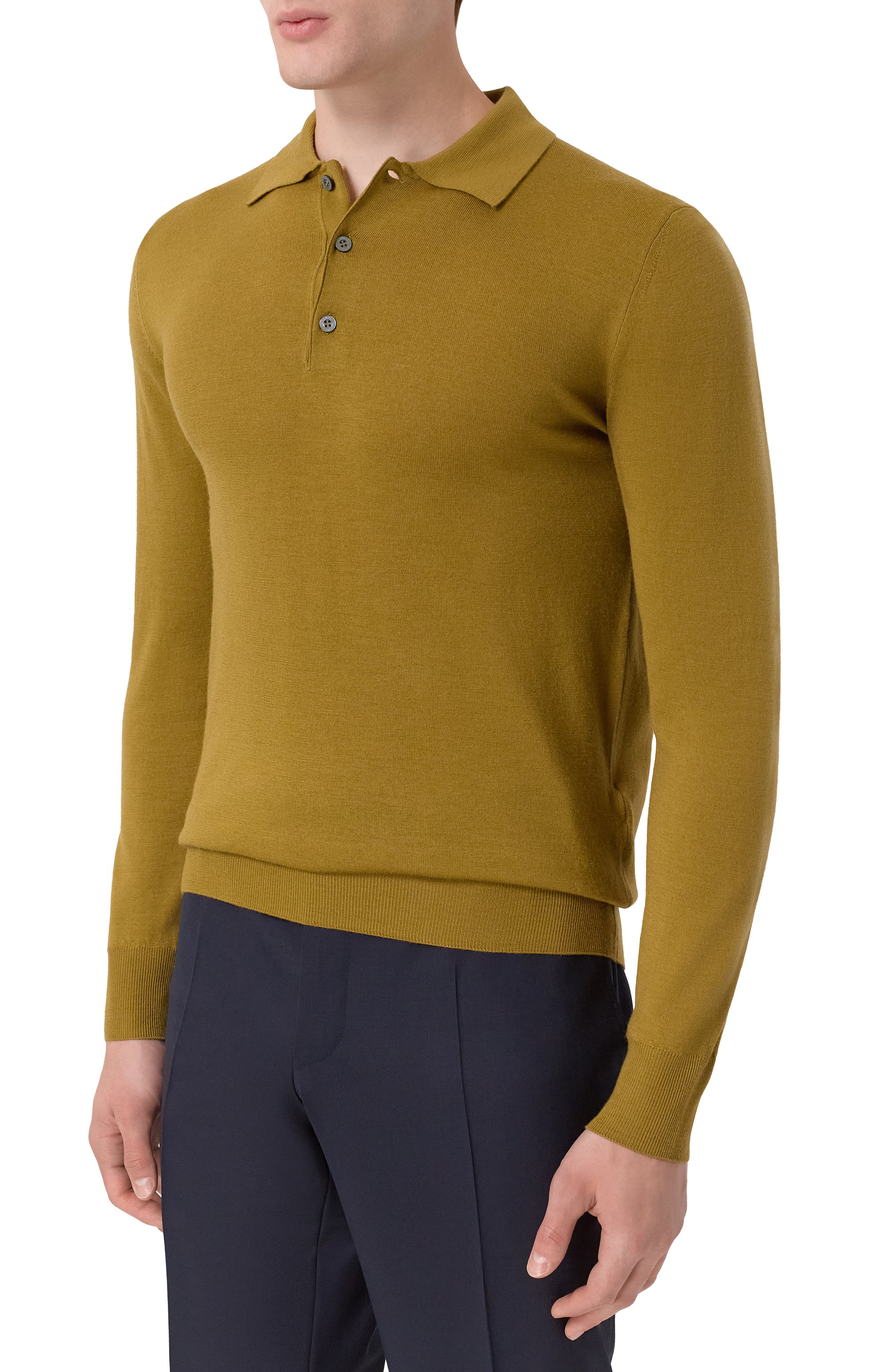 Шерстяное поло CANALI, арт. C0017/MK01149, фото 3