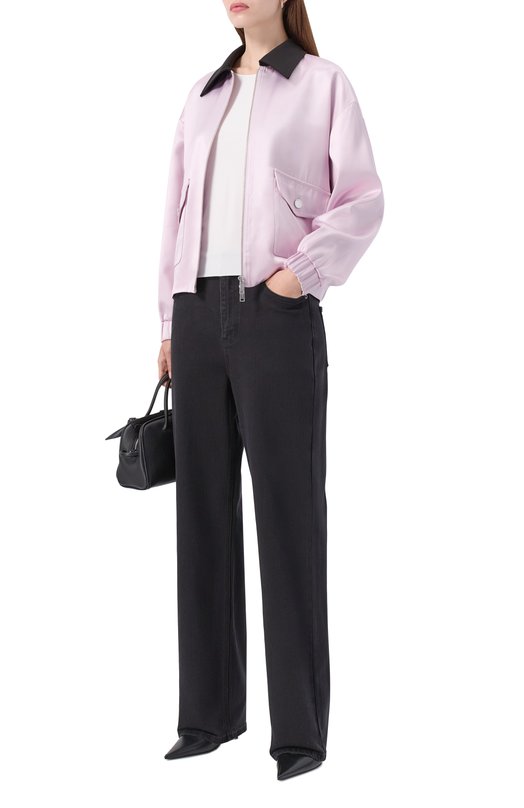 Куртка из вискозы self-portrait PF25063JL Сиреневый  PF25063JL Фото 2