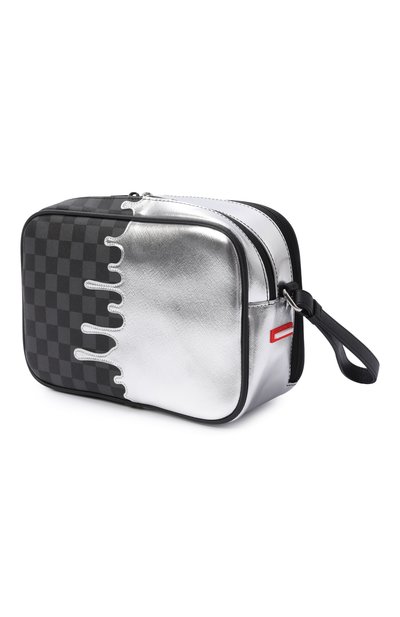 Косметичка silver side drip black check SPRAYGROUND, арт. 910B8928NSZ/SILVER SIDE DRIP BLACK CHECK BRICK T0I