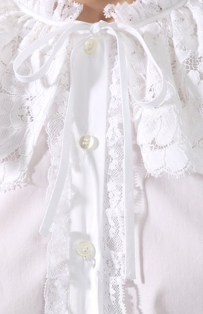 Хлопковая блузка DOLCE & GABBANA, арт. F5K16T/FU5K9, фото 5