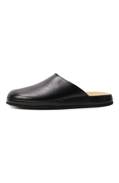 Кожаные домашние туфли FARFALLA черного цвета по цене 43050 руб., арт. F9/SERR.ANTIK, фото 4 Кожаные домашние туфли FARFALLA, арт. F9/SERR.ANTIK, фото 4