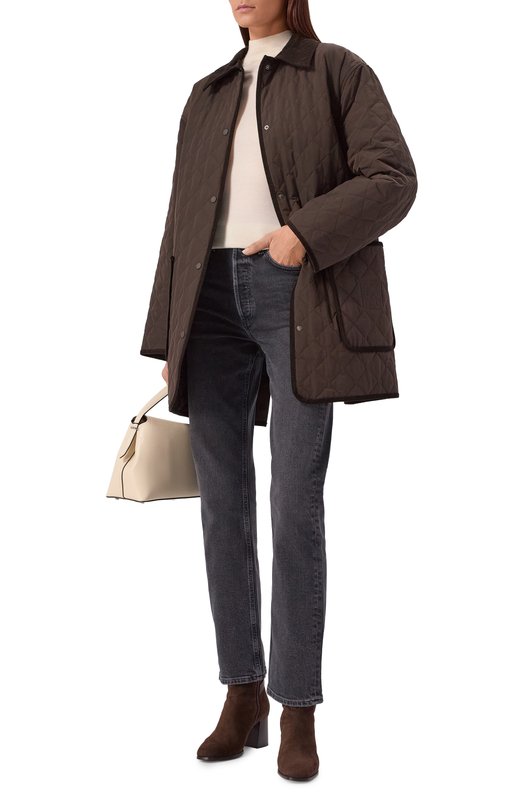 Замшевые ботильоны Lawton 65 Jimmy Choo LAWT0NAB65ALR Коричневый  LAWT0NAB65ALR Фото 3