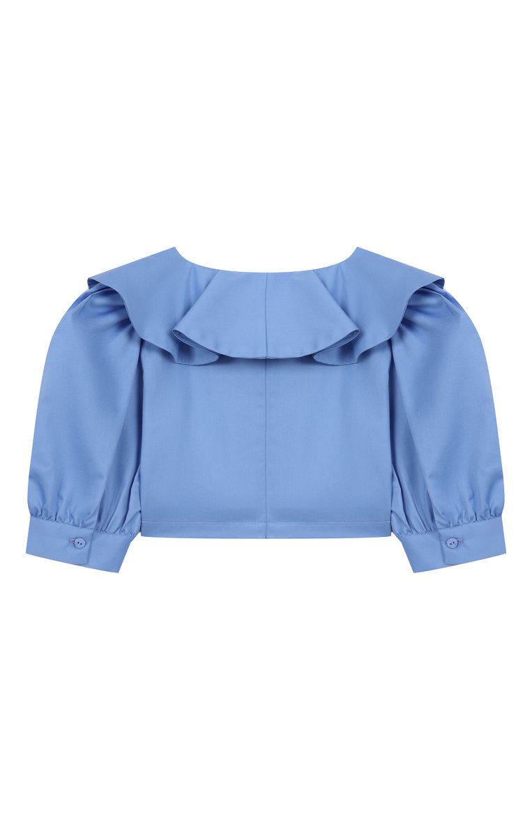 Хлопковая блузка BLUMARINE, арт. BFCA005.0.RA009/6A-12A, фото 1