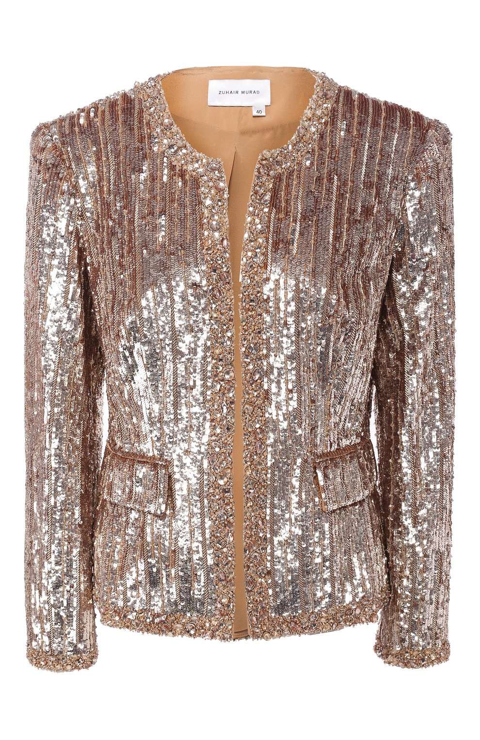 Жакет прямого кроя с пайетками ZUHAIR MURAD, арт. JKF19013/FWTU001, фото 1