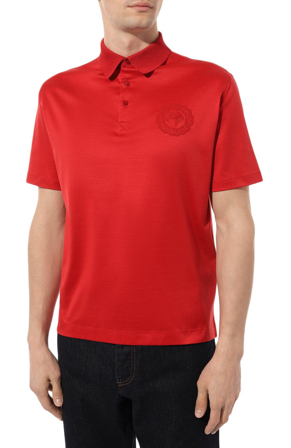 Хлопковое поло STEFANO RICCI, арт. K111025P13/T23260, фото 3