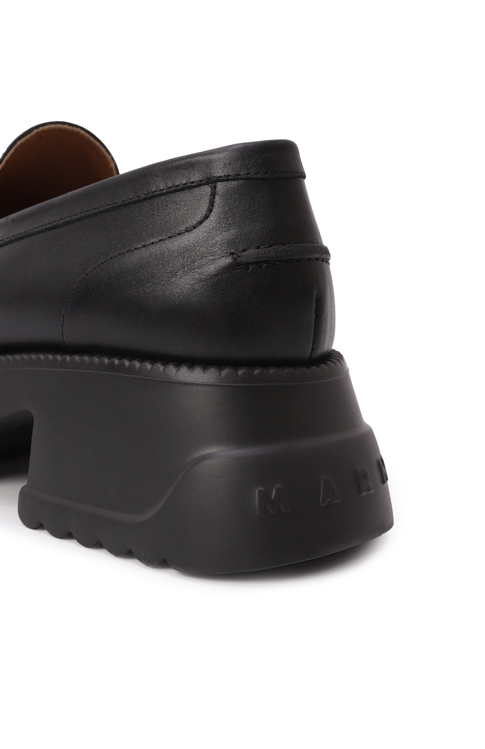 Кожаные пенни-лоферы MARNI, арт. M0MS005104/P6453, фото 7