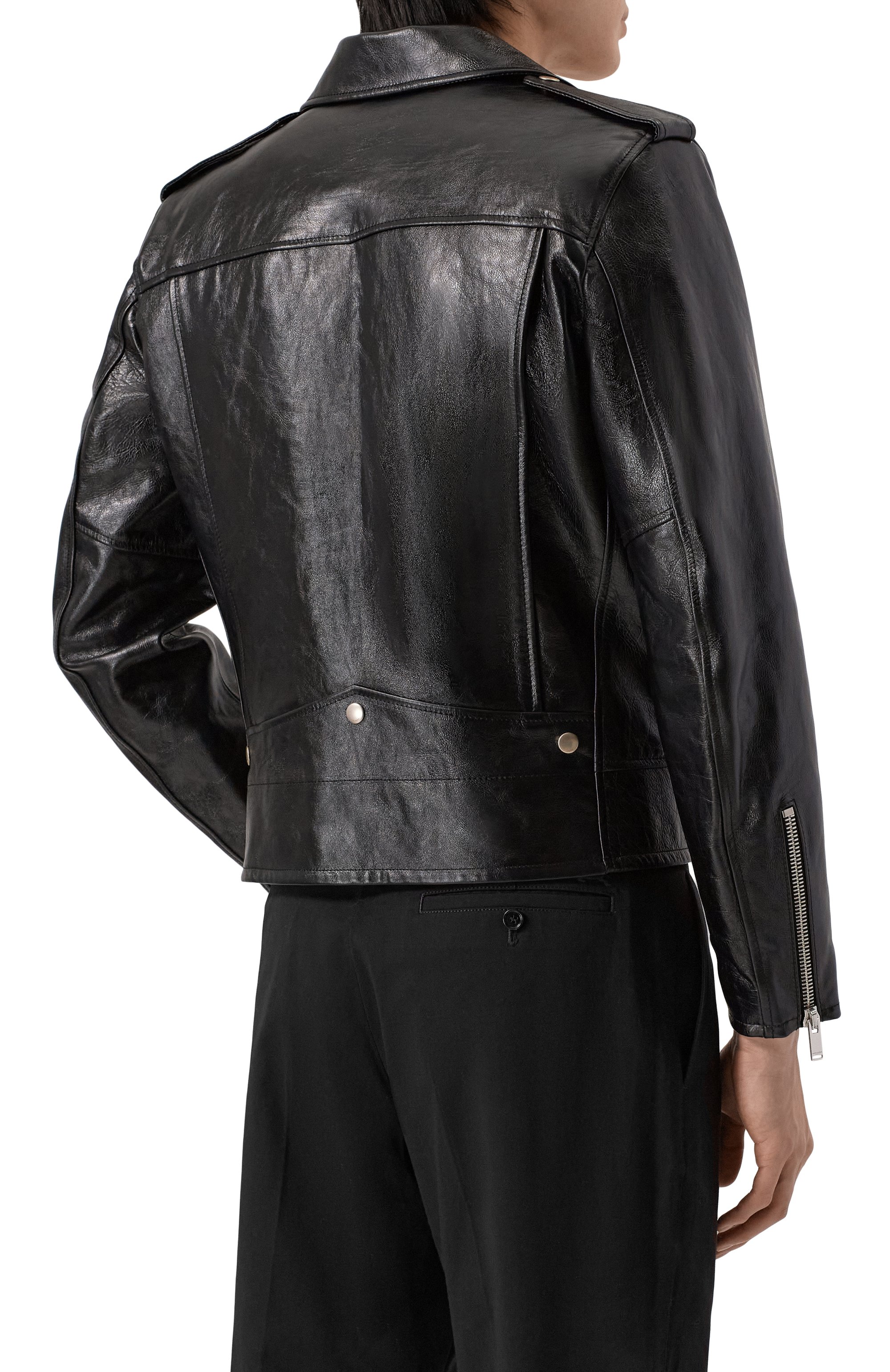 Кожаная куртка SAINT LAURENT, арт. 484284/YC2NI, фото 4