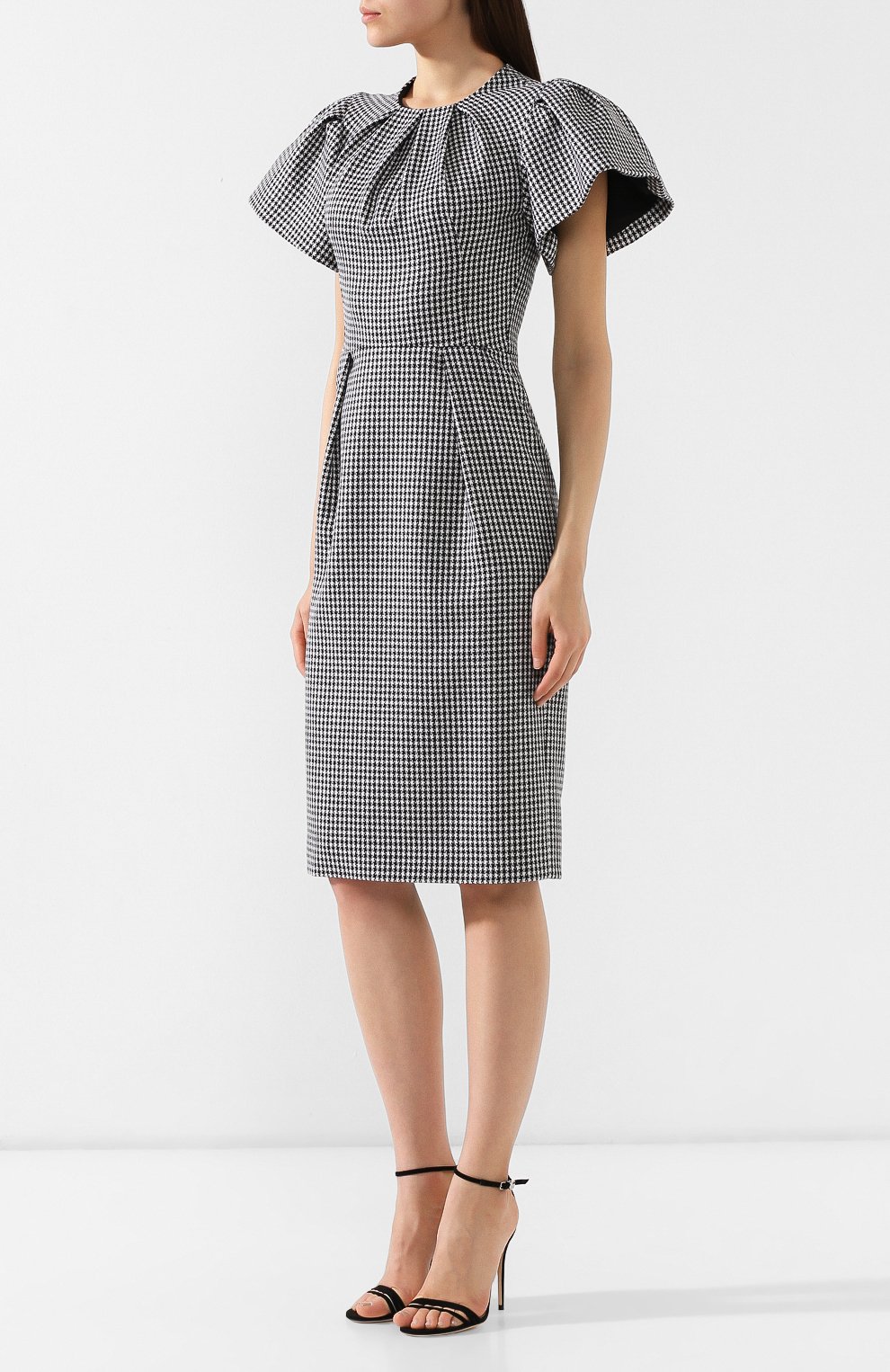 Шерстяное платье ALEXANDER MCQUEEN, арт. 579401/QJAAI, фото 3