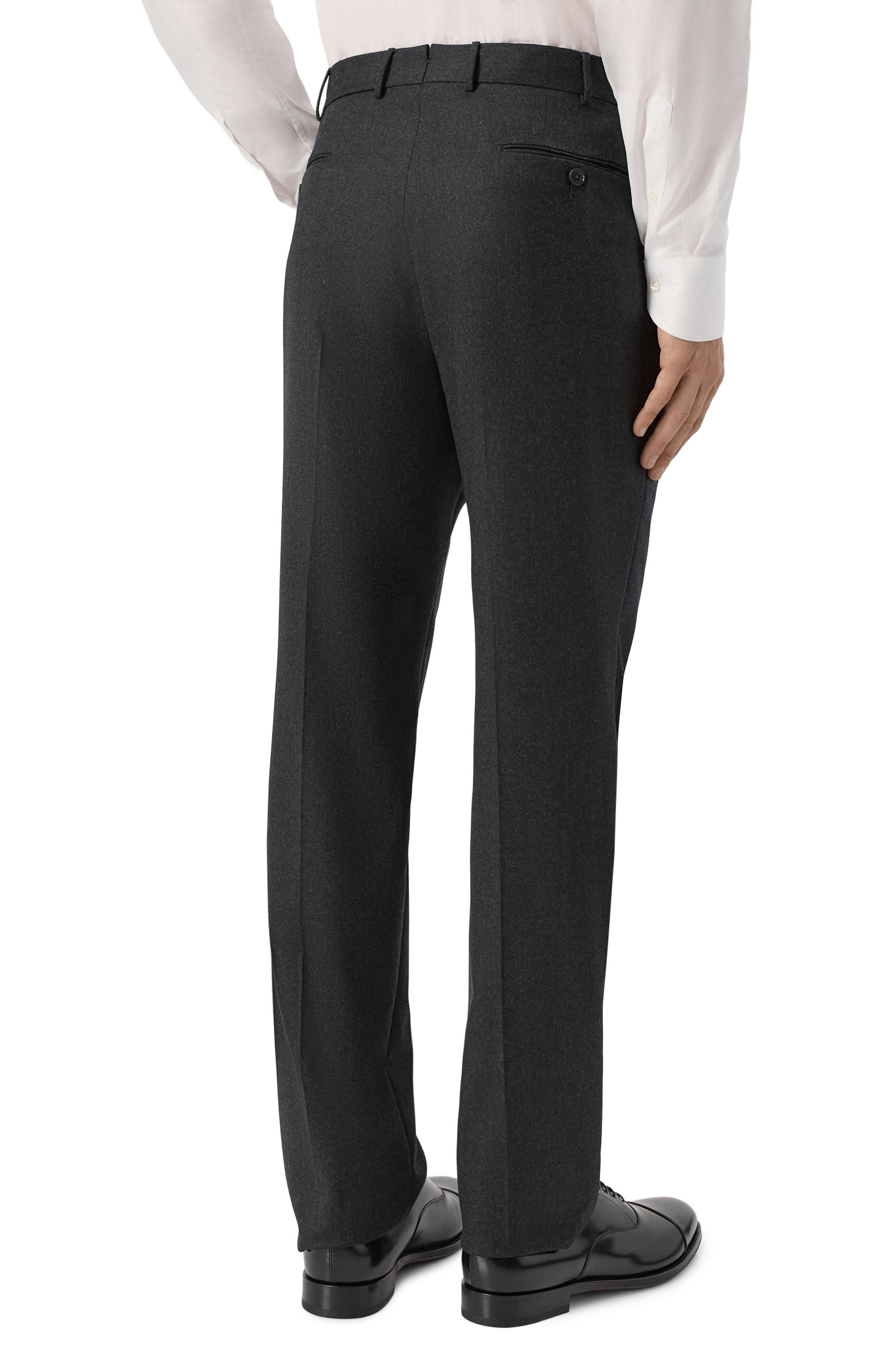 Шерстяные брюки ZEGNA, арт. 75TB12/S30F01, фото 4
