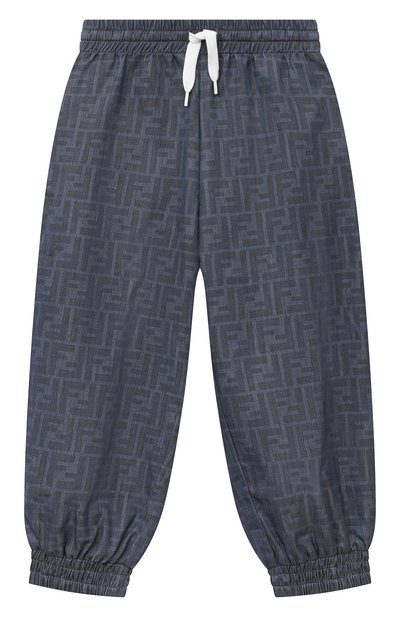 Хлопковые джоггеры FENDI, арт. JMF431/AMIX/4-6