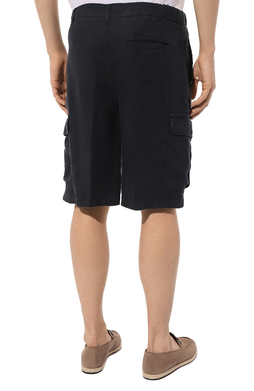 Льняные шорты 120% LINO, арт. 31ALIM29D4/000D943/000, фото 4