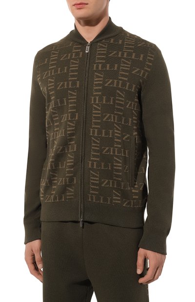 Кардиган из шелка и хлопка ZILLI, арт. JSS008M0147VZCP00, фото 3