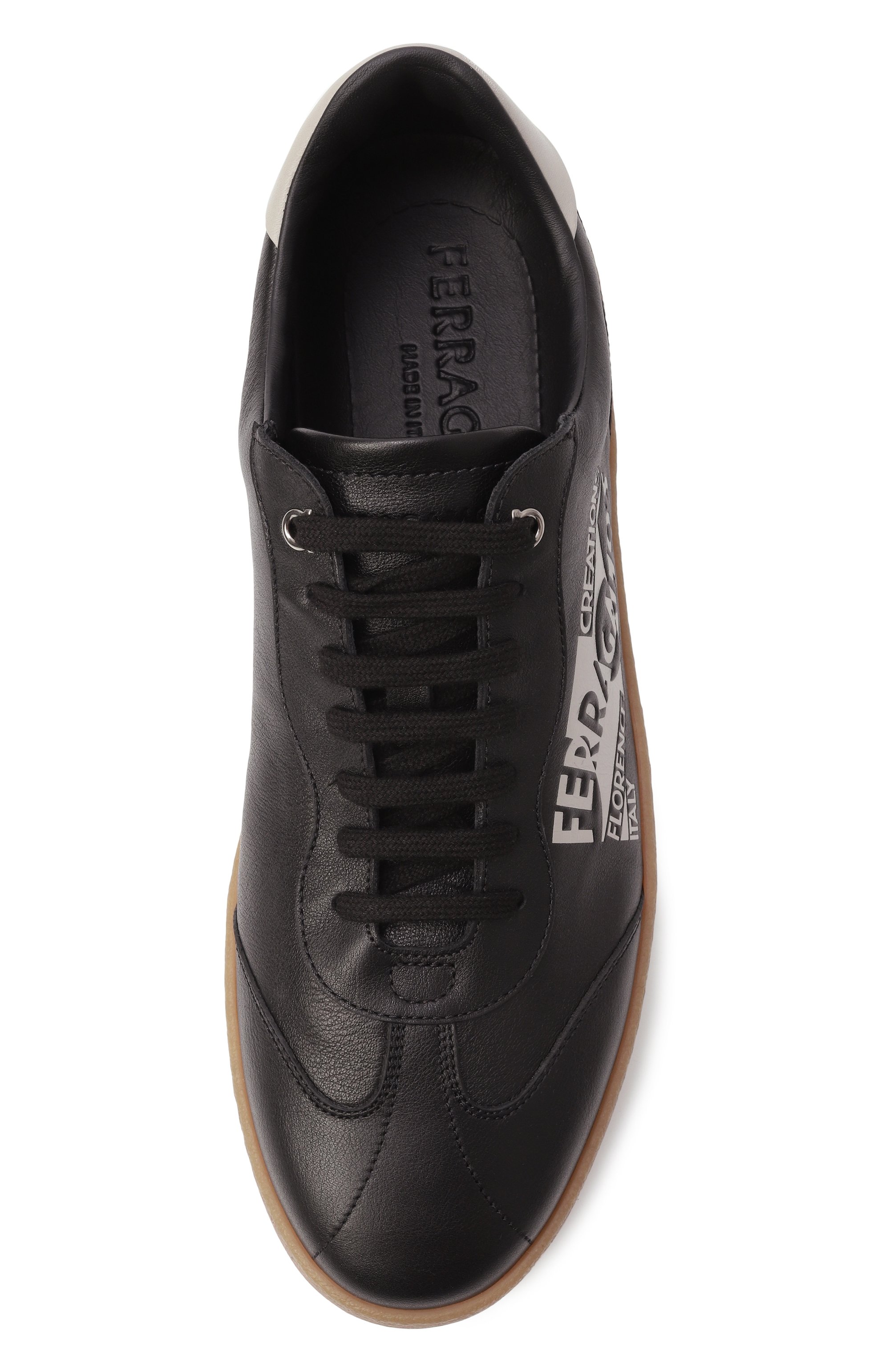 Кожаные кеды garda FERRAGAMO, арт. 775064, фото 6