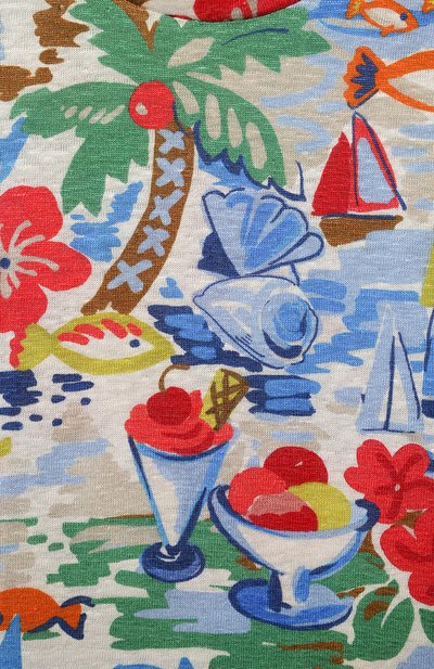 Льняная футболка LORO PIANA, арт. FAL6059, фото 3