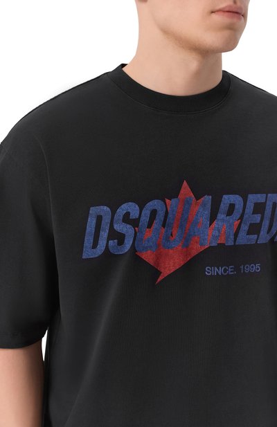 Хлопковая футболка DSQUARED2, арт. S74GD1556/D20106,  фото 5