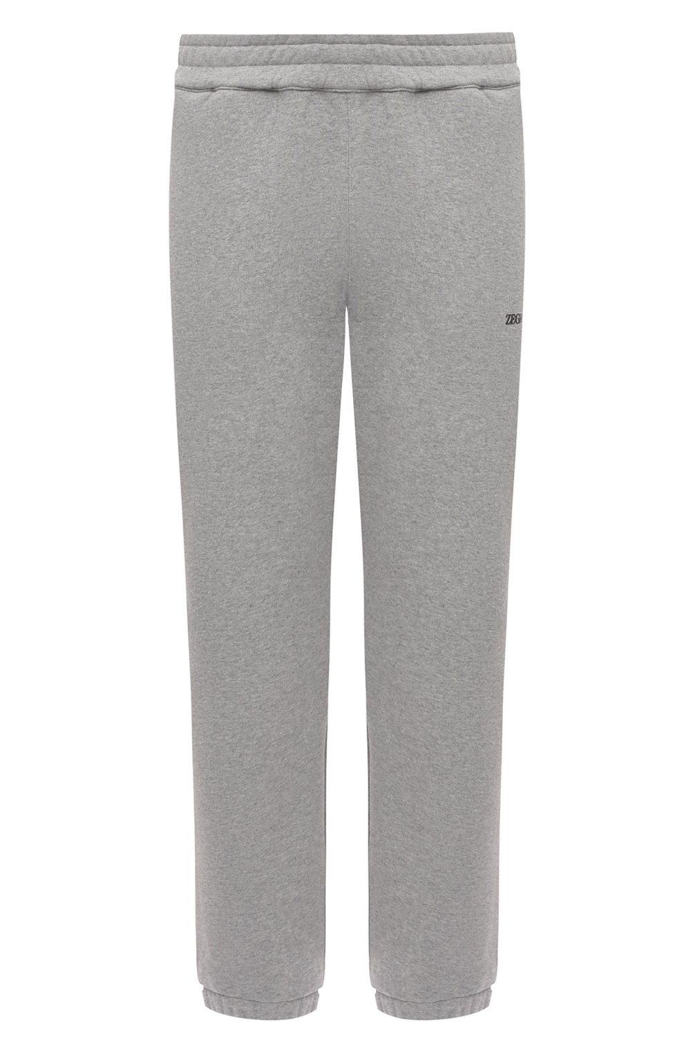 Хлопковые джоггеры ZEGNA серого цвета по цене 63400 руб., арт. UD522A7/DPA7, фото 1 Хлопковые джоггеры ZEGNA, арт. UD522A7/DPA7, фото 1