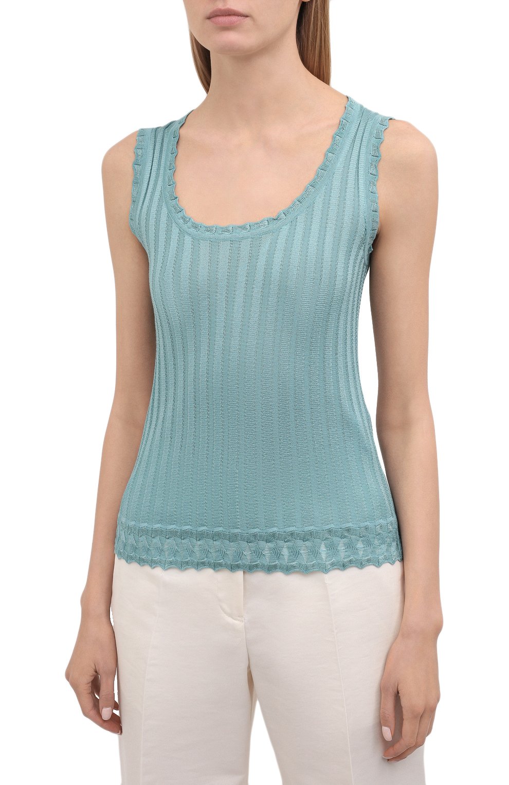 Топ из хлопка и вискозы M MISSONI, арт. 2DK00076/2K008F, фото 3