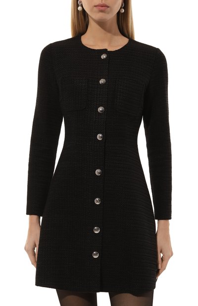 Хлопковое платье HUGO черного цвета по цене 44800 руб., арт. 50530474, фото 3 Хлопковое платье HUGO, арт. 50530474, фото 3