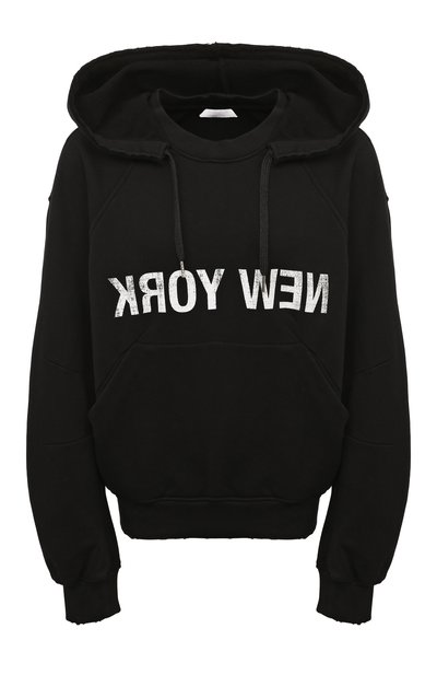 Женский хлопковое худи HELMUT LANG, арт. 006HM515