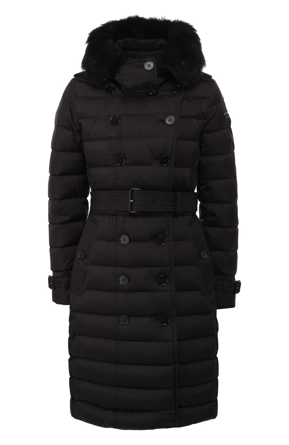 Пуховик с капюшоном BURBERRY черного цвета по цене 191500 руб., арт. 8003844, фото 1 Пуховик с капюшоном BURBERRY, арт. 8003844, фото 1