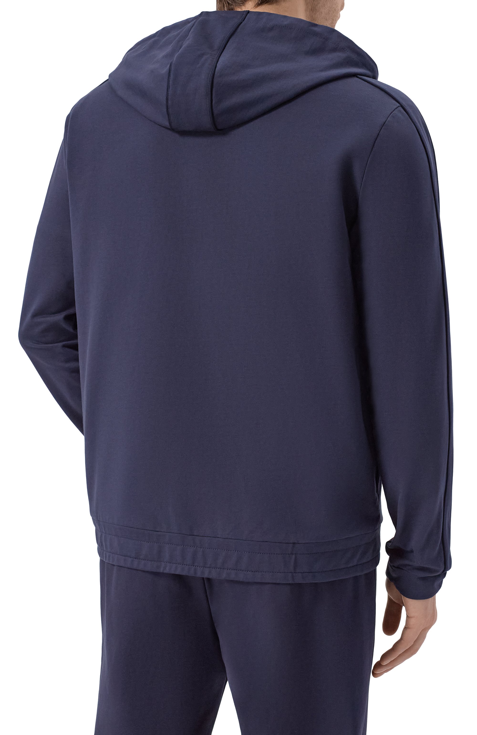 Хлопковая толстовка BOGNER темно-синего цвета по цене 37700 руб., арт. 88001908, фото 4 Хлопковая толстовка BOGNER, арт. 88001908, фото 4