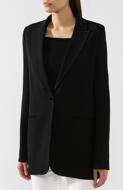 Жакет из смеси вискозы и шерсти OFF-WHITE, арт. 0WEF031E195150771000, фото 3