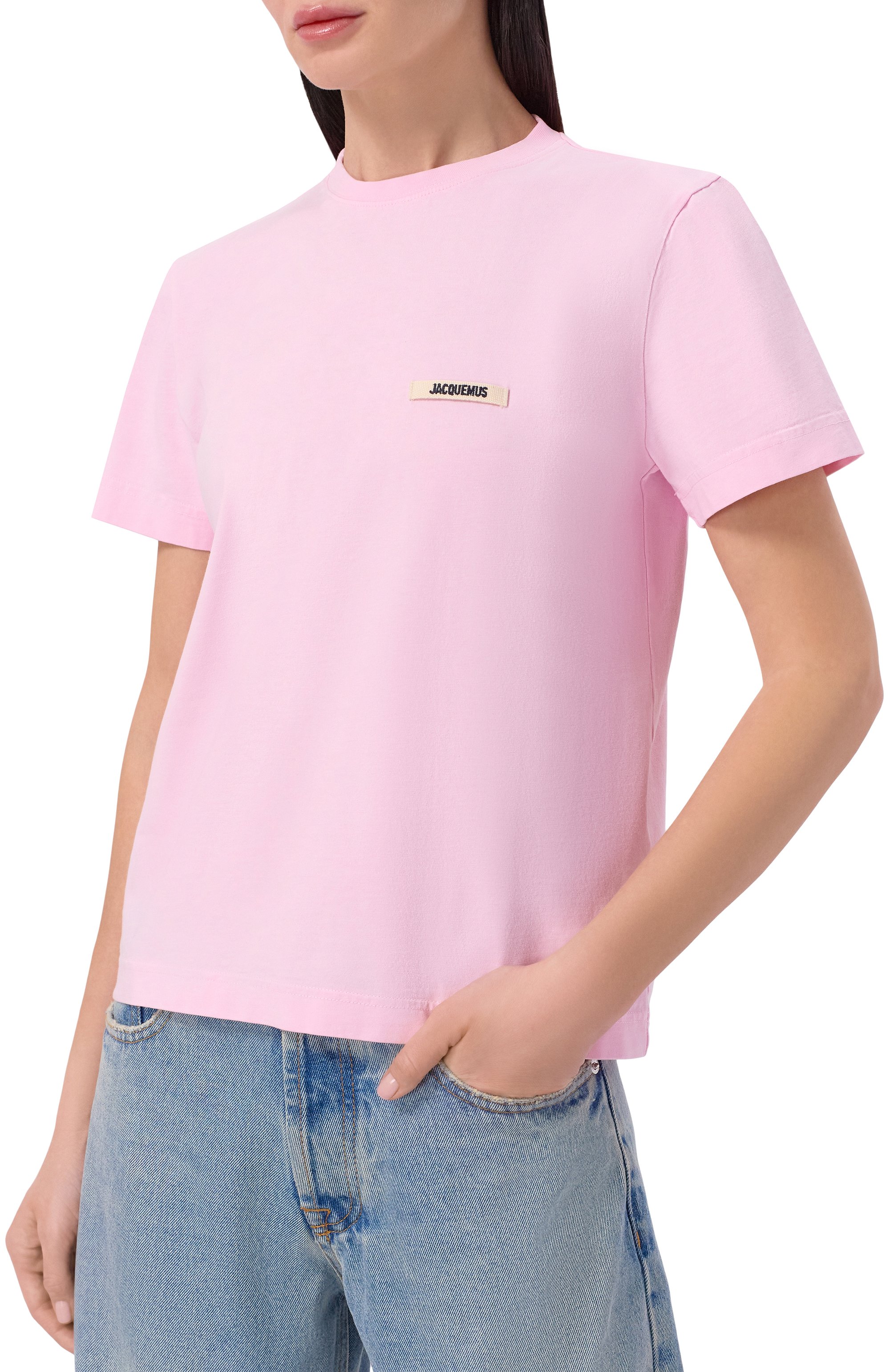 Хлопковая футболка JACQUEMUS, арт. 25HTSW00550/AJ00029, фото 3