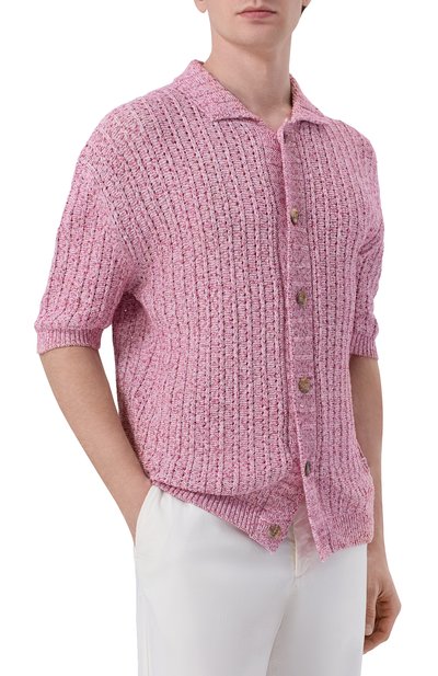 Хлопковая рубашка ANDREA CAMPAGNA красного цвета по цене 55450 руб., арт. M5426-9101, фото 3 Хлопковая рубашка ANDREA CAMPAGNA, арт. M5426-9101, фото 3