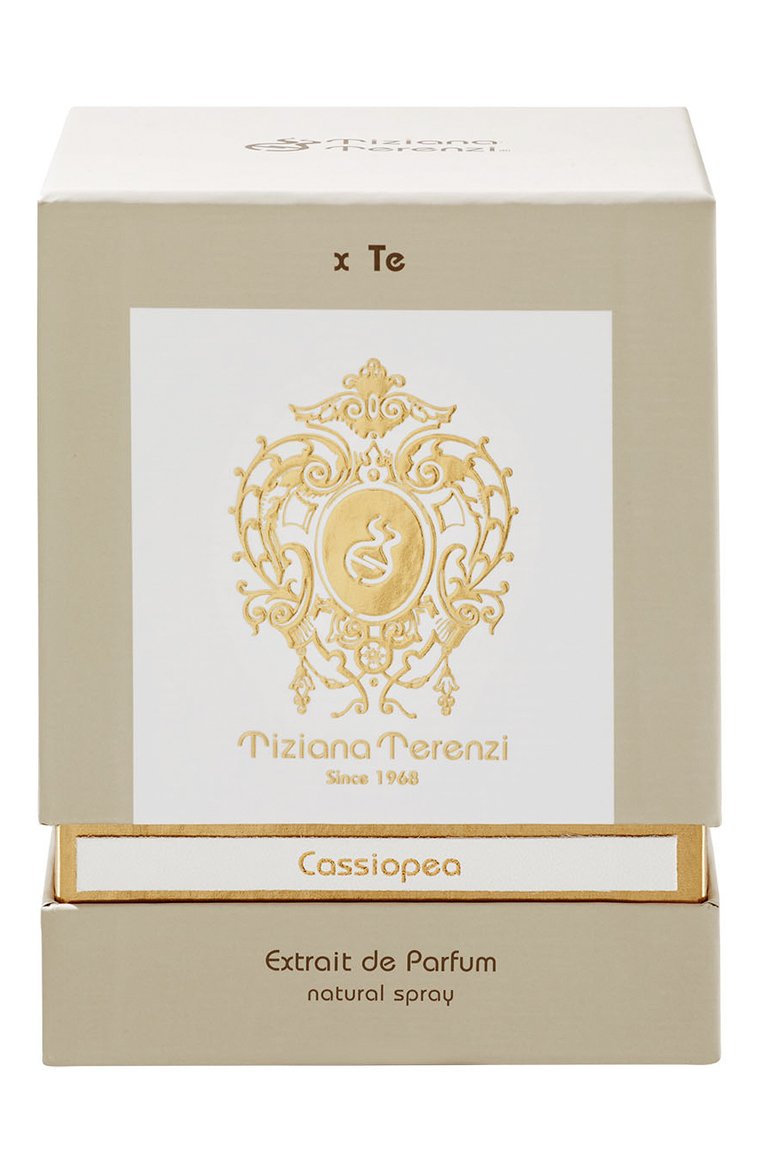 Духи cassiopea (100ml) TIZIANA TERENZI бесцветного цвета, арт. 8016741642432 | Фото 3 (Тип продукта - парфюмерия: Духи; Тип аромата: Фруктовый, Цветочный; Региональные ограничения белый список (Axapta Mercury): Не проставлено; Нос: Не проставлено; Ограничения доставки: flammable)