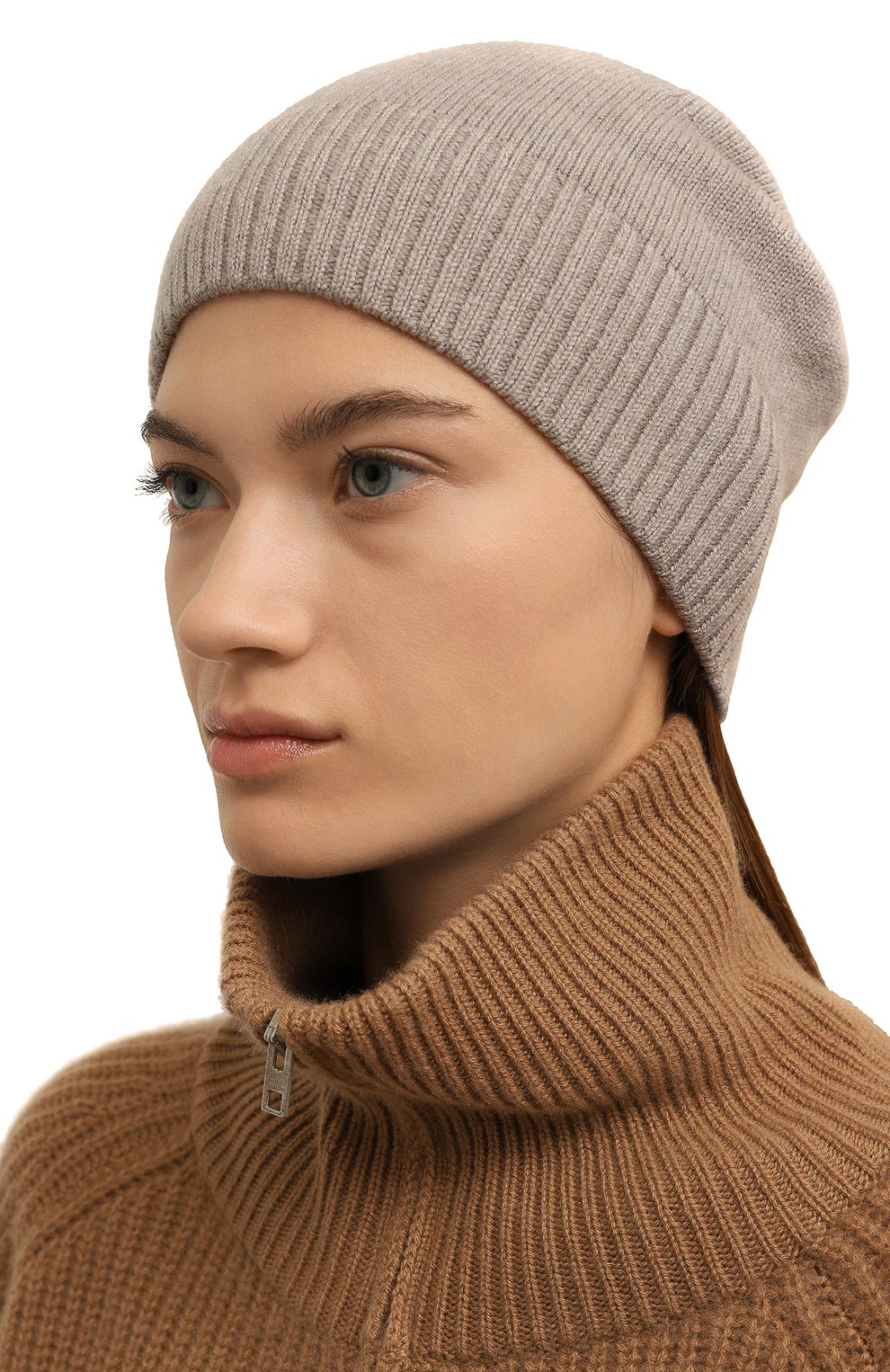 Кашемировая шапка lisbon CANOE бежевого цвета по цене 24470 руб., арт. 4912457, фото 2 Кашемировая шапка lisbon CANOE, арт. 4912457, фото 2