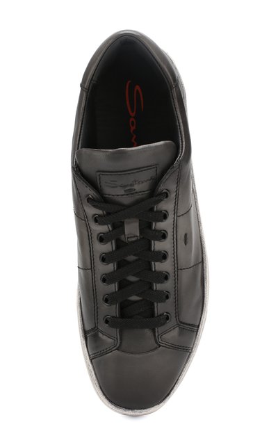 Кожаные кеды SANTONI, арт. MBGL20850SP0RG00G62, фото 5