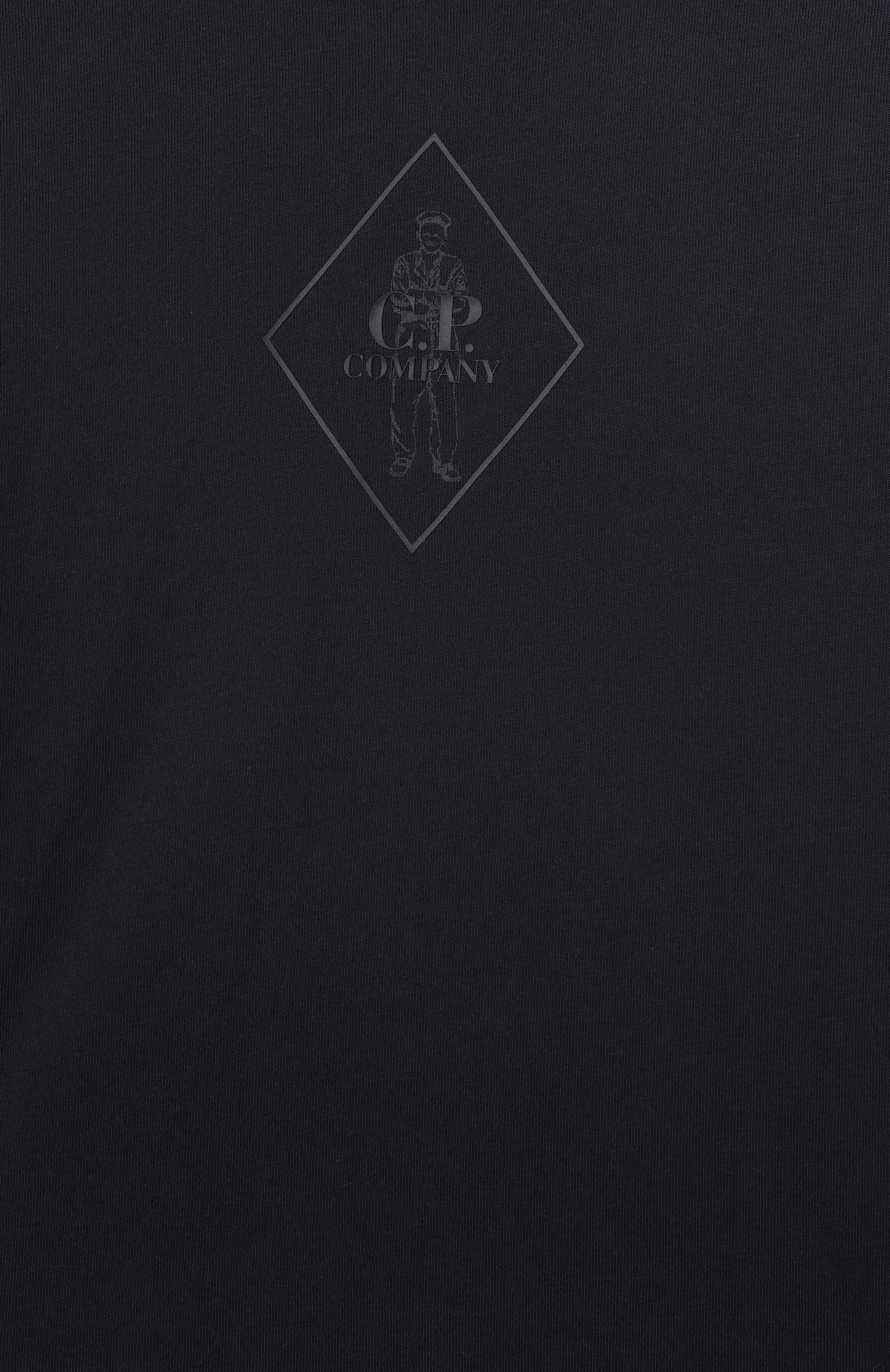 Комплект из футболки и шорт C.P. COMPANY темно-синего цвета по цене 28400 руб., арт. CUG006/LAA17_001, фото 6 Комплект из футболки и шорт C.P. COMPANY, арт. CUG006/LAA17_001, фото 6